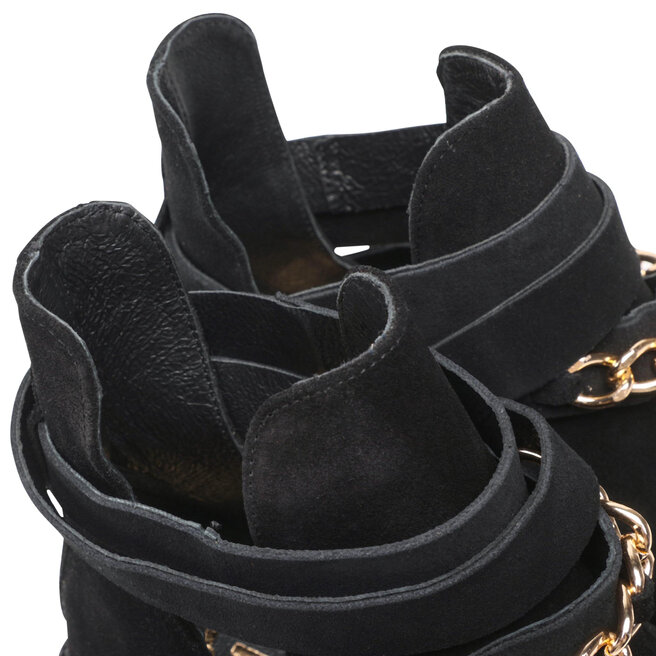 Karino Stiefeletten Karino 3915/003-P Czarny/Welur