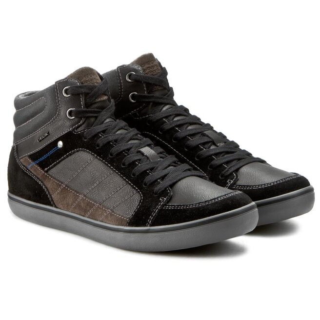 Sneakersy Geox U Box G U64R3G 022ME C9999 Czarny eobuwie .pl
