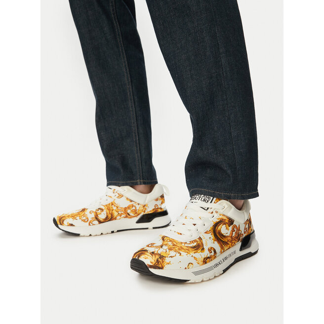 Sneakersy Versace Jeans Couture 80YA3SA1 Biały - męskie