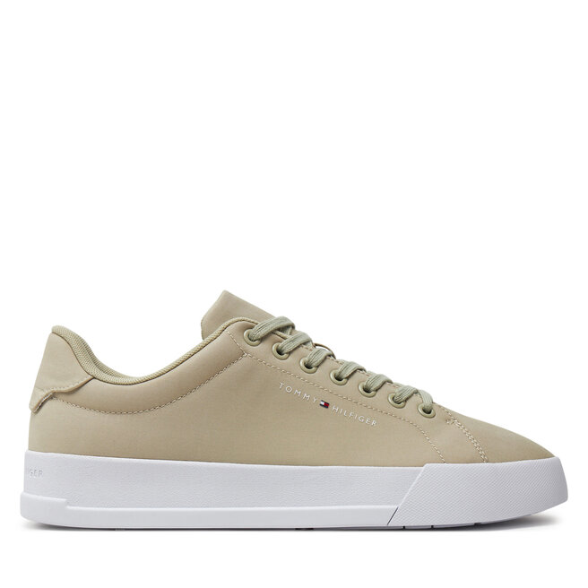 Sneakersy Tommy Hilfiger Th Court X Ventile 1D2 - Beżowy