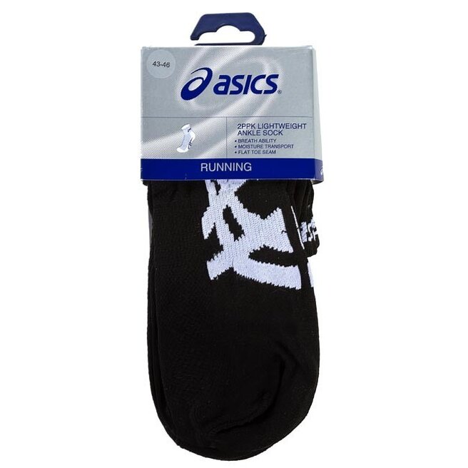Asics 2 pár hosszú szárú férfi zokni Asics 1000 Series Ankle Sock 321741 0900 43/46