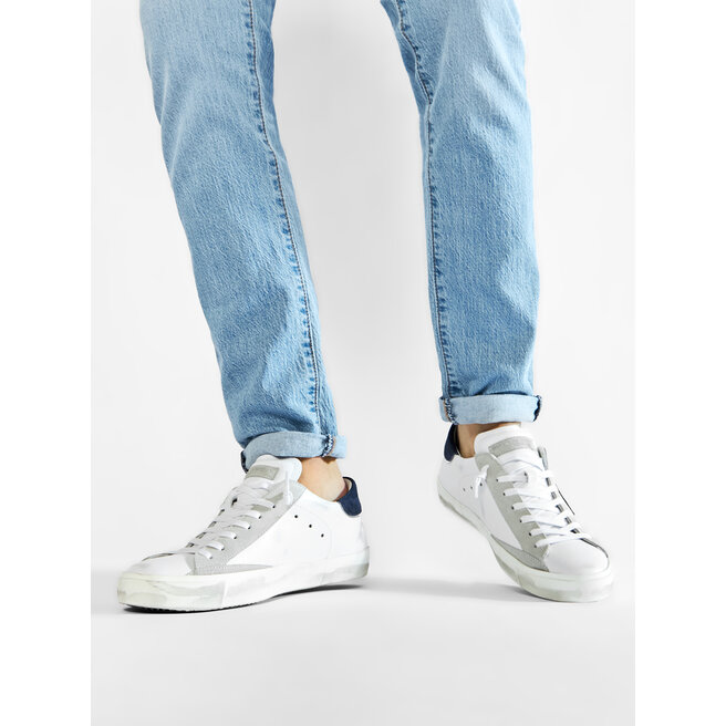 Sneakersy Philippe Model Prsx PRLU VX22 Biały - męskie
