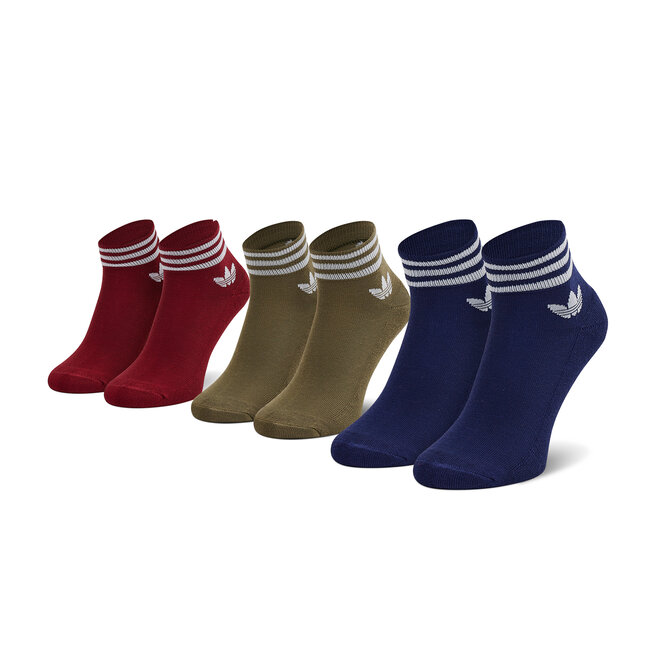 adidas Súprava 3 párov vysokých ponožiek unisex adidas Tref Ank Sck Hc H32340 Modrá