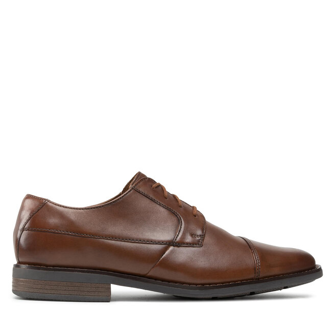 Clarks Κλειστά παπούτσια Clarks Becken Cap 261231387 Tan Leather