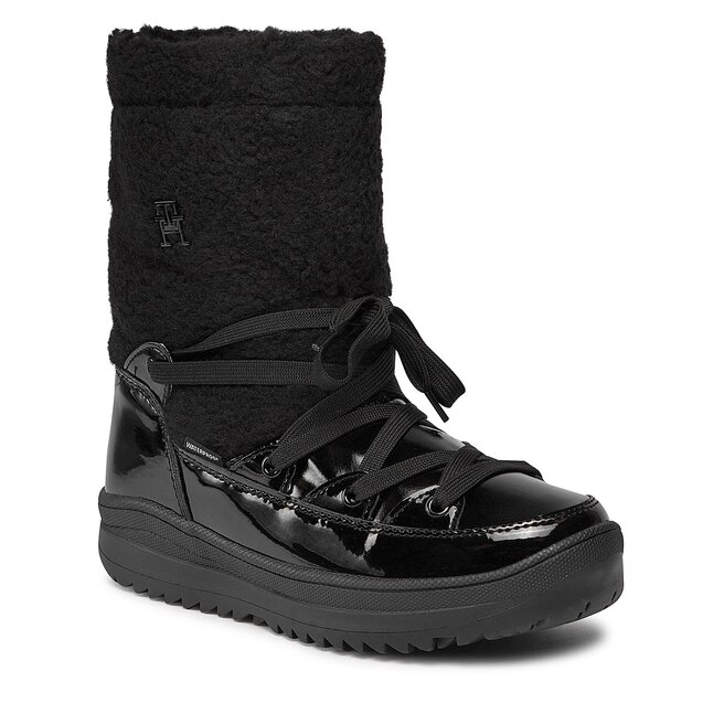 Tommy Hilfiger Cizme de zăpadă Tommy Hilfiger T3A6-33067-1630999 S Black 999