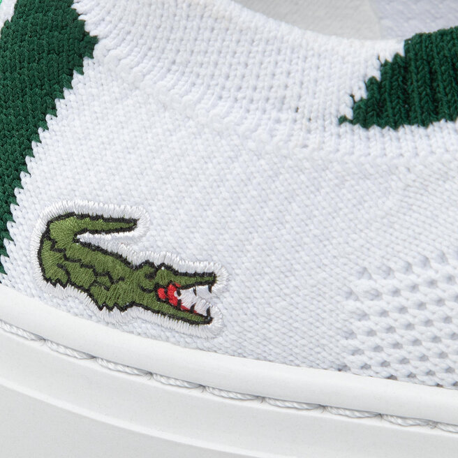 Lacoste Textilskor Lacoste La Piquee Nu 0722 1 Cma 7-43CMA0014082 Wht/Grn