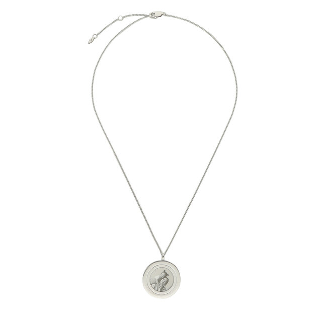 Naszyjnik Fossil Harlow Locket - Srebrny