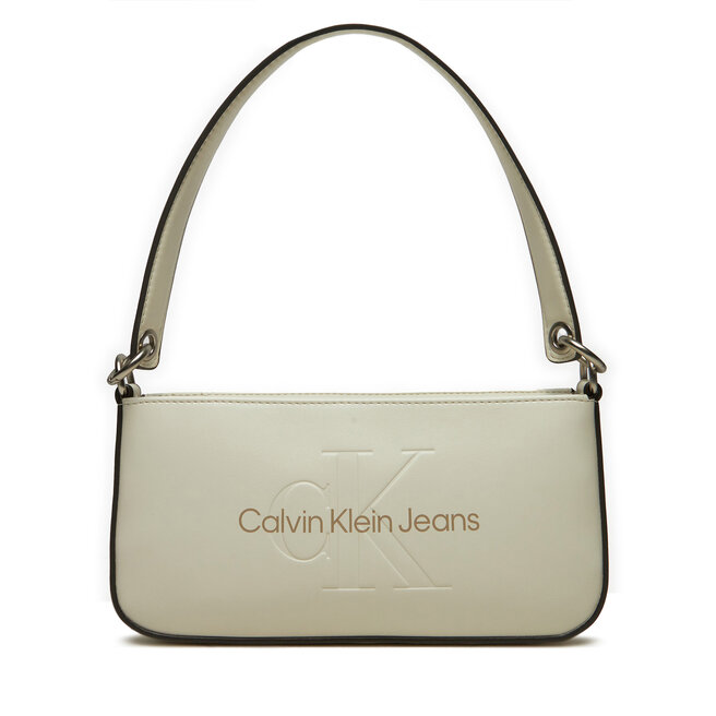 Torebka Calvin Klein Jeans Sculpted Shoulder Pouch25 Mono - Beżowy