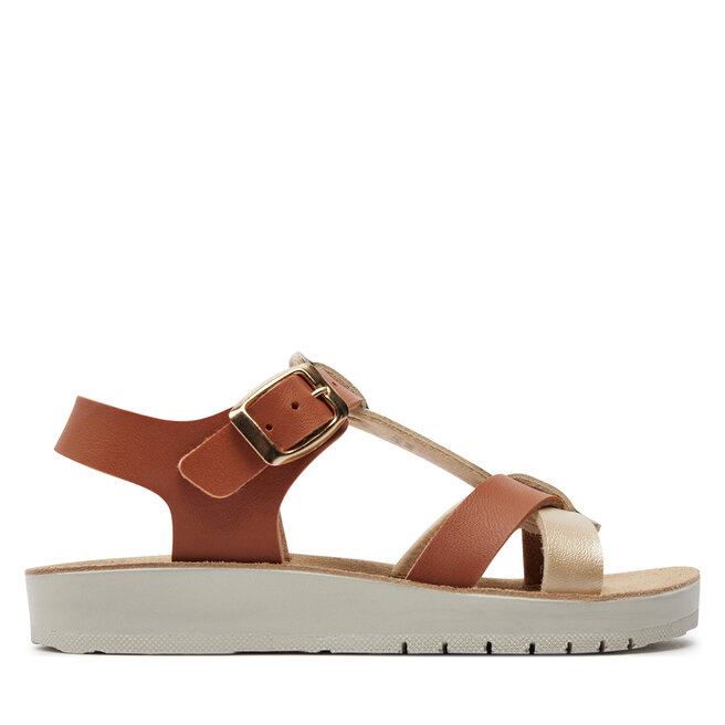 Sandały Geox J Sandal Costarei Gi J45EAG 05404 - S Beżowy