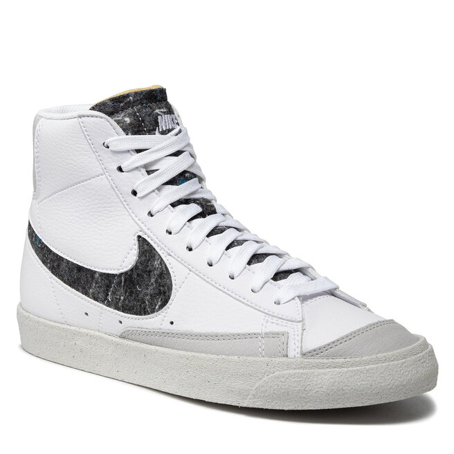 Pantofi Nike Blazzer Mid `77 CW6726 100 White/White/Lt Smoke Grey `77 imagine noua