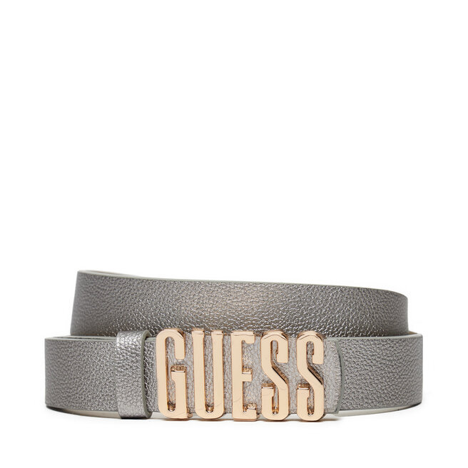 Pasek Damski Guess Meridian (BG) Belts BW9114 - Srebrny