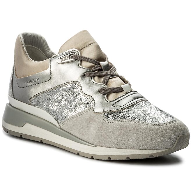 Sneakers Geox D Shahira B 0ATAJ Silver • Www.zapatos.es