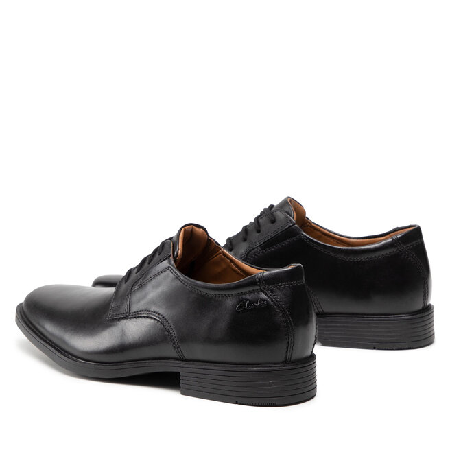 Clarks tilden plain black top