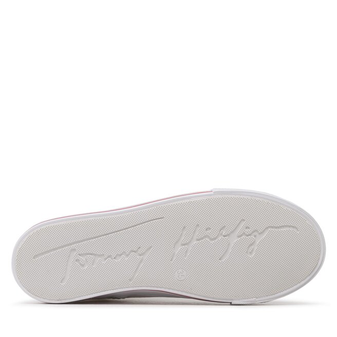 Tommy Hilfiger Plátenky Tommy Hilfiger High Top Lace-Up T3A9-32679-0890 S White 100