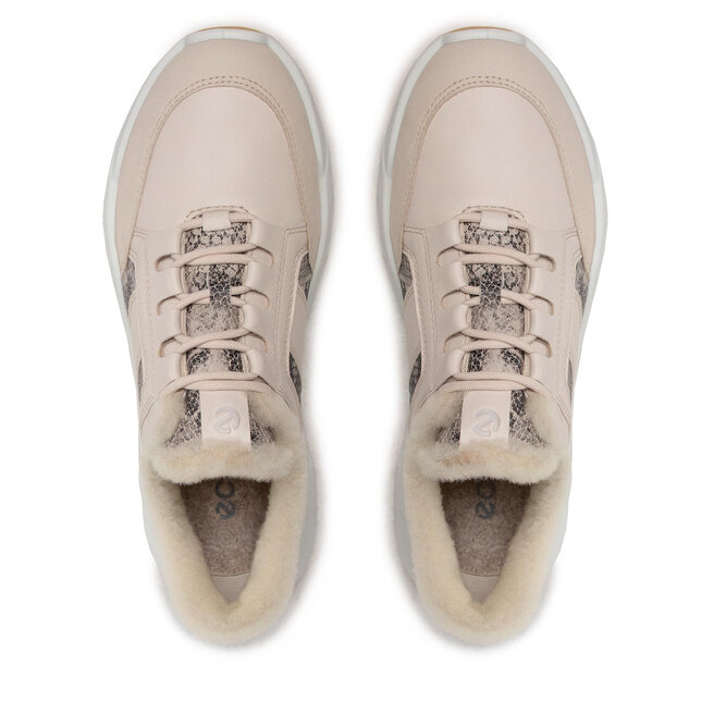 ECCO Sneakersy ECCO Chunky Sneaker W 20322360221 Limestone/Limestone/Limestoneblack
