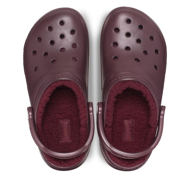 Crocs Şlapi Crocs Crocs Classic Lined Clog 203591 Dark Cherry 6WD