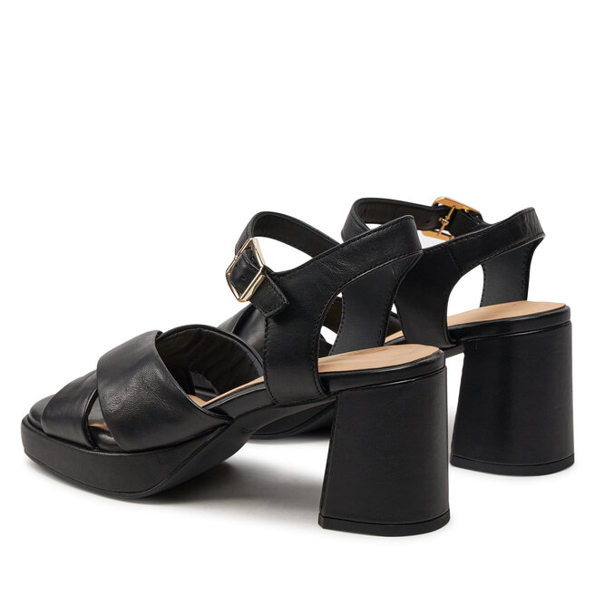 Sandály Clarks Ritzy75 Rae 26176646 Black Leather | eobuv.cz