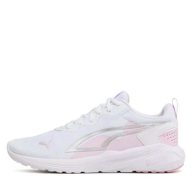 11 Puma Sneakers Jr White Pearl All-Day Silver 387386 Pink/Puma Active