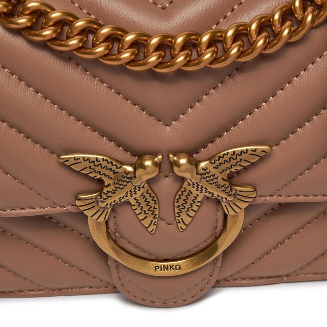 Pinko Geantă Pinko Love One Mini Dc AI 23-24 PLTT 100074 A0GK Beige D01Q