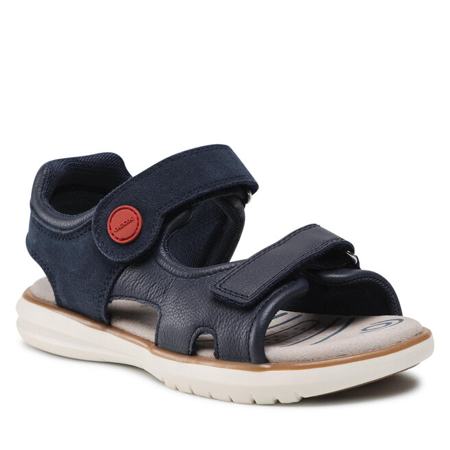 Sandale Geox J S.Maratea B.B J25DRB 04622 C4244 D Navy/Dk Red 04622 imagine super redus 2022