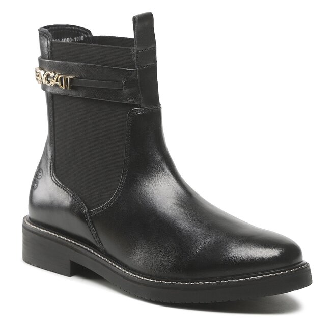 Bagatt Kotníková obuv s elastickým prvkem Bagatt D32-A9C30-4000-1000 Black