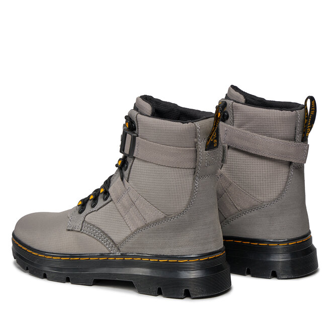 Bottes Dr. Martens Molly 6 Trous Argent Prysm - Taille 41, Talon Moyen, Vegan - Neuf Avec Boîte