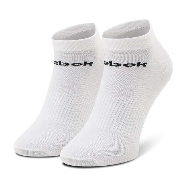 Reebok 3 pares de calcetines cortos unisex Reebok Act Core Low Cut Sock 3P GH8229 Mgreyh/White/Black