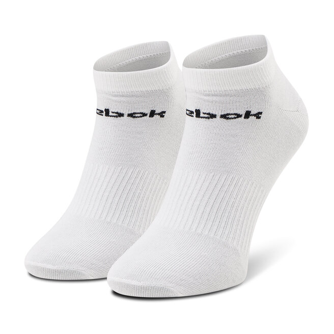 Reebok Set di 3 paia di calzini corti unisex Reebok Act Core Low Cut Sock 3P GH8229 Mgreyh/White/Black