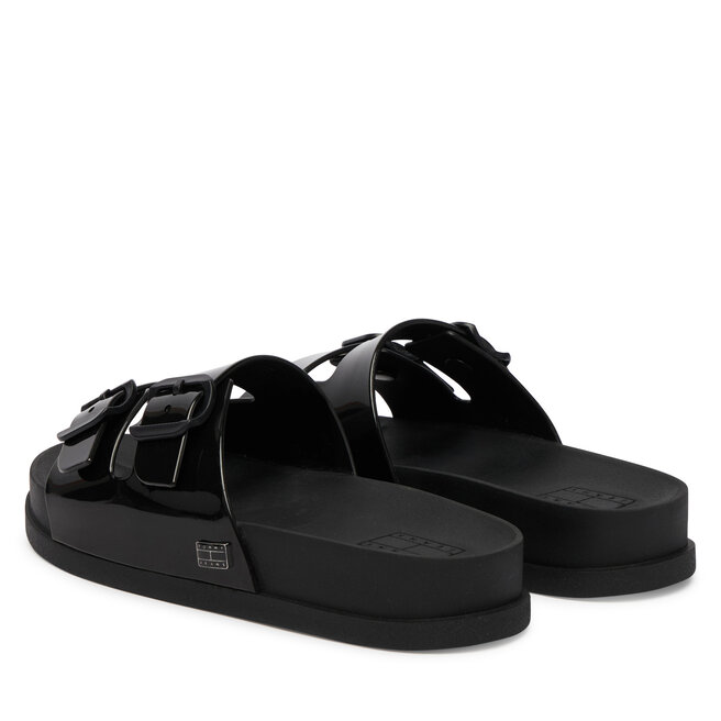 Klapki Tommy Jeans Tjw Comfort Jelly Slides EN0EN02974 Czarny -