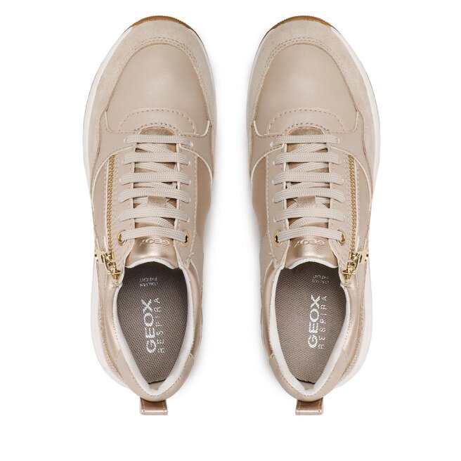 Geox Mädchen Sneaker D Bulmya – Leichter Low-Cut Sneaker Mit Atmungsaktiver Geox-Sohle