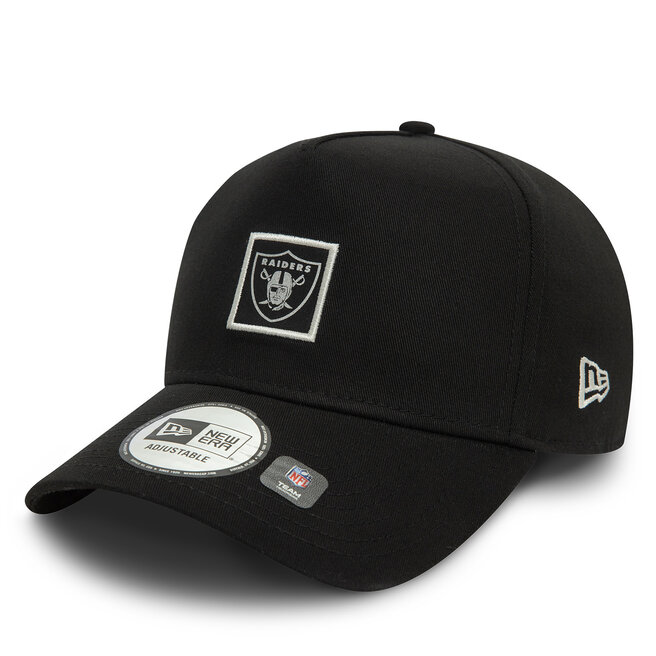 Czapka z daszkiem New Era Las Vegas Raiders Metallic Patch 9FORTY E-Frame - Czarny