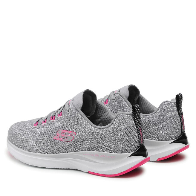 Skechers Boty Skechers Ultra Groove 149019/GYHP Gray/Hot Pink