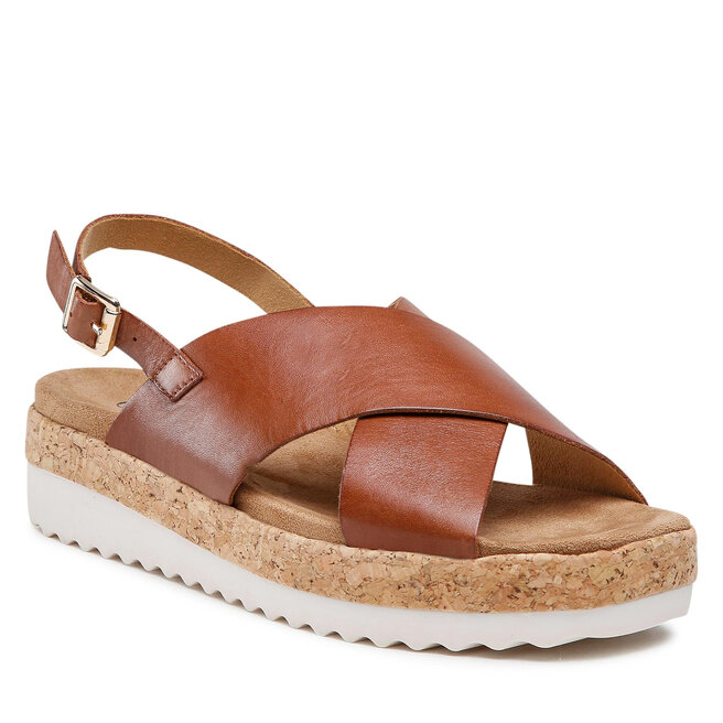 Σανδάλια Caprice 9-28712-28 Cognac Nappa 303