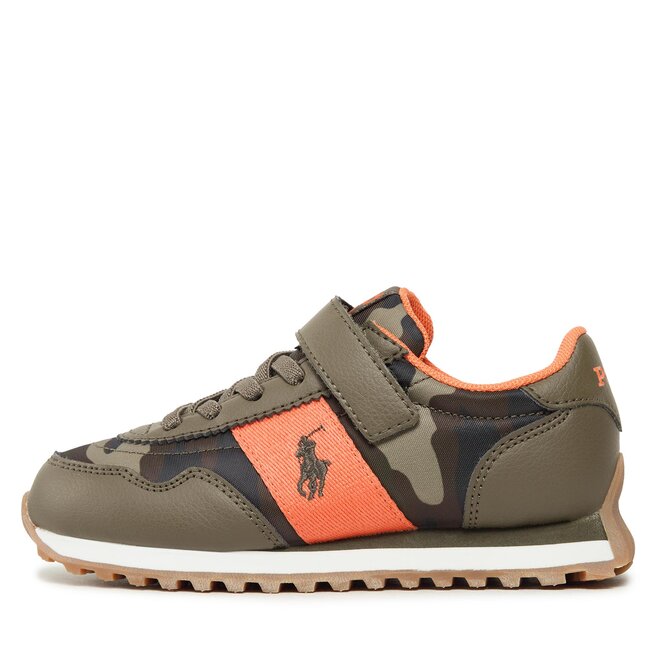 Polo Ralph Lauren Sneakers Polo Ralph Lauren RF104241 CAMO NYLON/OLIVE TUMBLED W/ DARK OLIVE PP