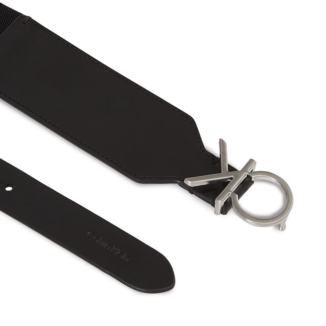 Calvin Klein Dámský pásek Calvin Klein Re-Lock Waist Belt 50Mm K60K611104 Ck Black BAX