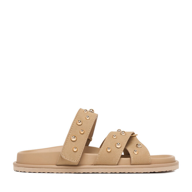 Klapki DeeZee CEO-LB-P2132 Beżowy -