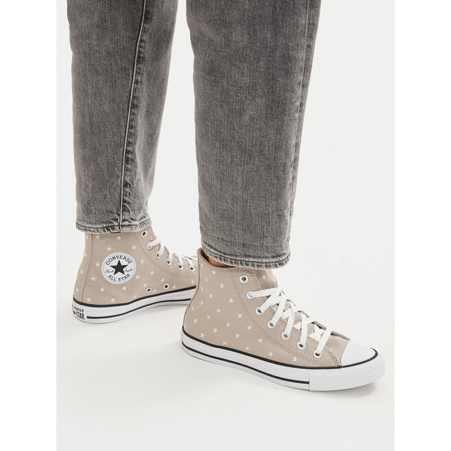 Trampki Converse Chuck Taylor All Star Embroidered Stars A16046C Beżowy - kobiece