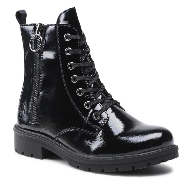 Botine Rieker Y9111-00 Schwarz