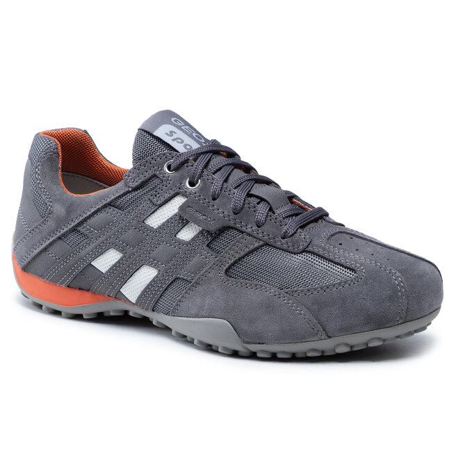 Κλειστά παπούτσια Geox U Snake K U4207K 02214 C1L9A Lt Grey/Anthracite