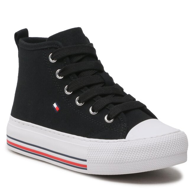 Sneakers Tommy Hilfiger High Top Lace-Up Sneaker T3A9-32679-0890 M Black 999