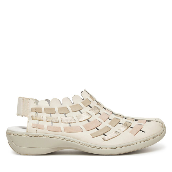 Sandały Rieker 413V8-60 Beżowy - kobiece