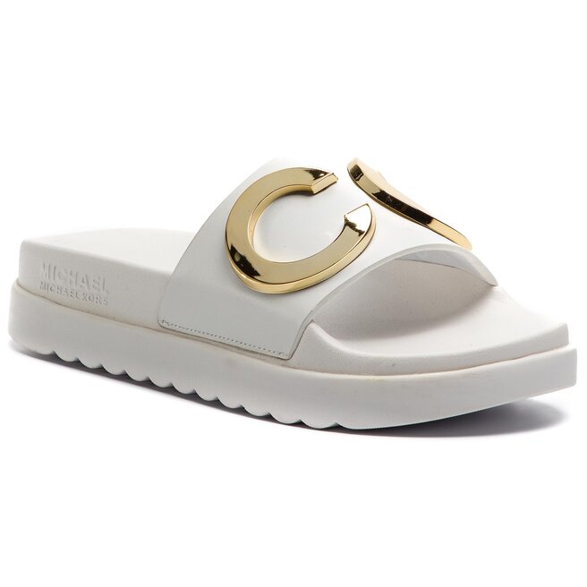 Klapki MICHAEL Michael Kors Cortlandt Sport Slide 40R9HOFA1L Optic