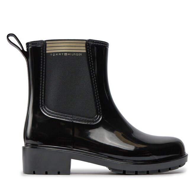 Kalosze Tommy Hilfiger Essential Tommy Rainboot - Czarny