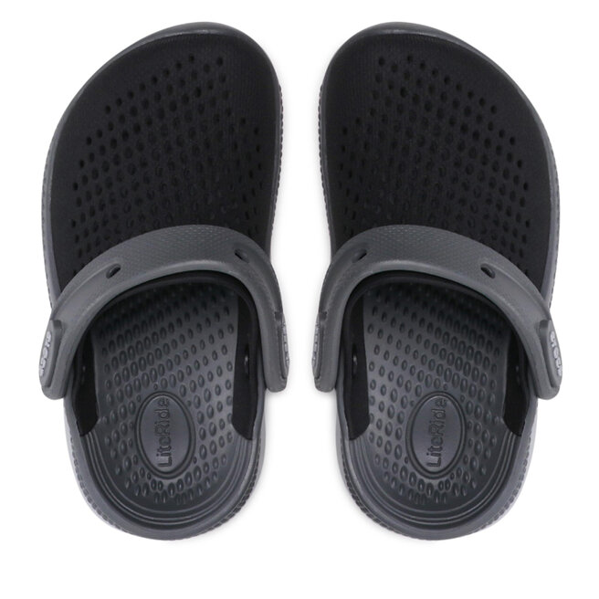Crocs Șlapi Crocs Literide 360 Clog T 206712 Black/Slate Grey