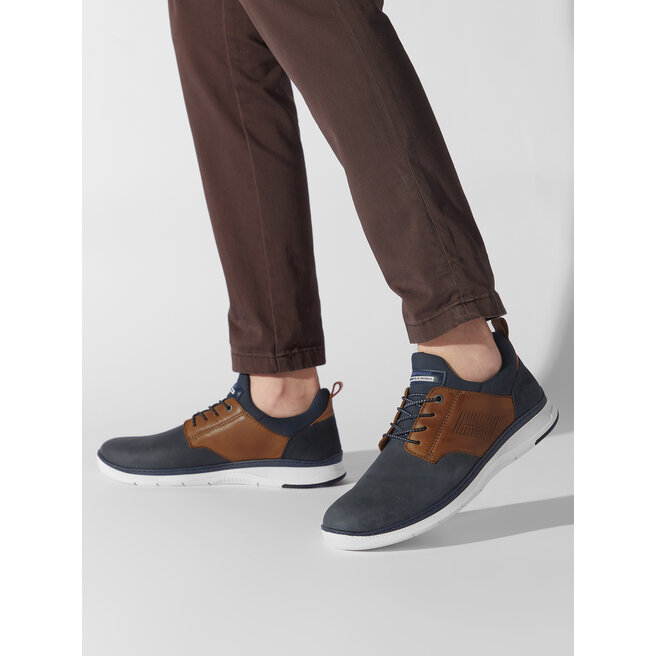 Salamander Sneakersy Salamander Porthos 31-60401-52 Navy/Cognac