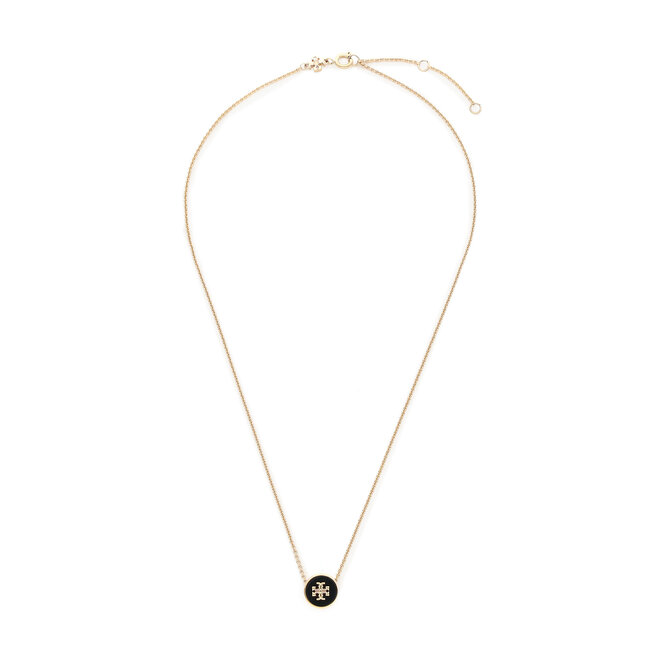 Naszyjnik Tory Burch Kira Enamel Pendant Necklace - Złoty