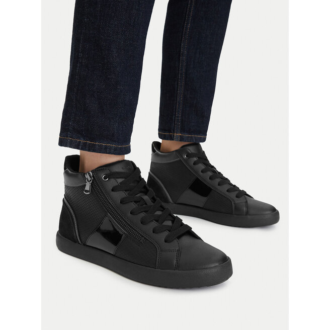 Sneakersy Geox D Blomiee D366HD 00422 C9999 Czarny