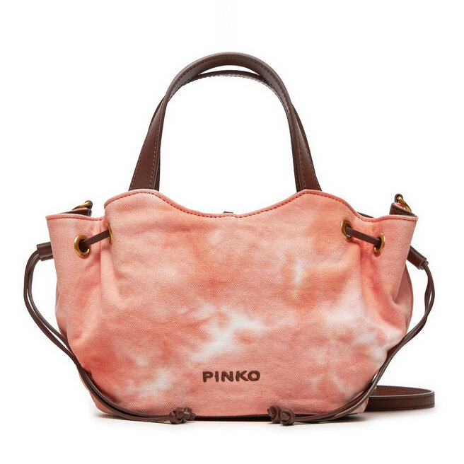 Torebka Pinko Pagoda Small Shopper PE 24 PLTT 102910 - Pomarańczowy