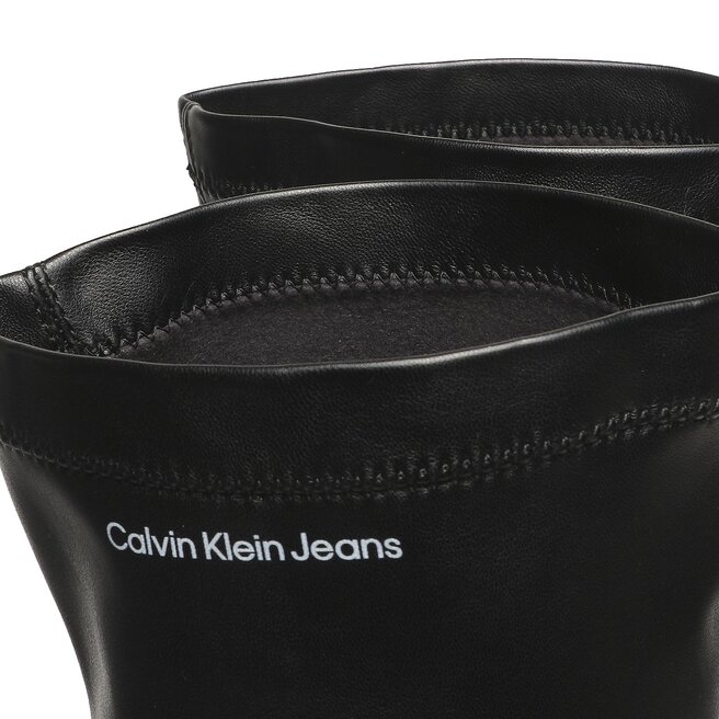 Calvin Klein Jeans Cuissardes Calvin Klein Jeans Combat Knee Boot YW0YW00737 Black BDS