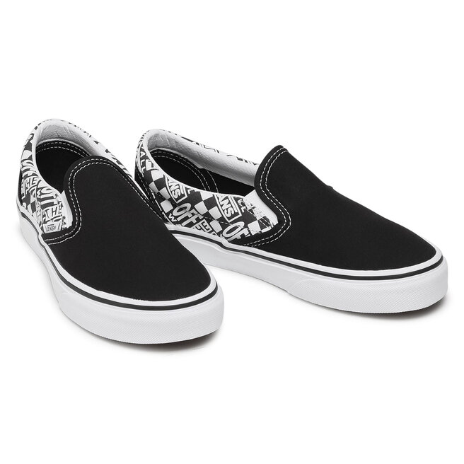 Kedai Vans Classic Slip-On VN0A33TB3WI1 (Off the Wall)Blk/Asphalt •  Www.eavalyne.lt